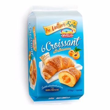 Immagine di CROISSANT FARCITI  MARMELLATA DI ALBICOCCA DIVELLA 270 Gr 6 PZ PER CONFEZIONE