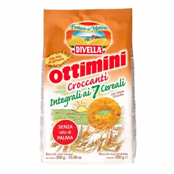 Immagine di OTTIMINI CROCCANTI  7 CEREALI DIVELLA 300 Gr