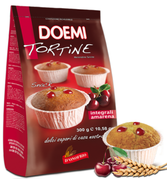 Immagine di DOEMI TORTINE INTEGRALI ALL'AMARENA 300 Gr