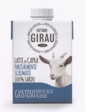 Immagine di LATTE DI CAPRA SARDO PARZIALMENTE SCREMATO  UHT FATTORIE GIRAU DA 1/2 Lt