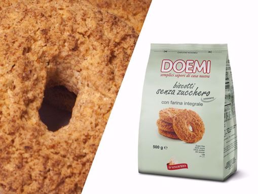 BISCOTTI SENZA ZUCCHERO CON FARINA INTERGRALE  500 Gr