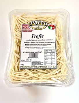 TROFIE ARTIGIANALI FRESCHE DA 500 Gr -PASTIFICIO ARTIGIANALE PORRO