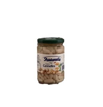 FAGIOLI CANNELLINI FONTANELLA VASO VETRO 300 Gr