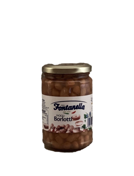 FAGIOLI BORLOTTI FONTANELLA VASO VETRO 300 Gr